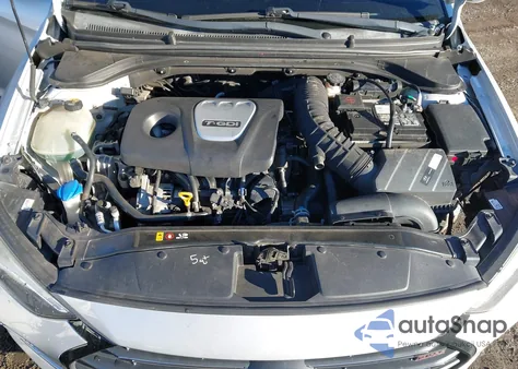 2018 Hyundai Elantra Sport из США, поврежденный, VIN KMHD04LBXJU506219